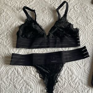 Free People Bra and Thong Set